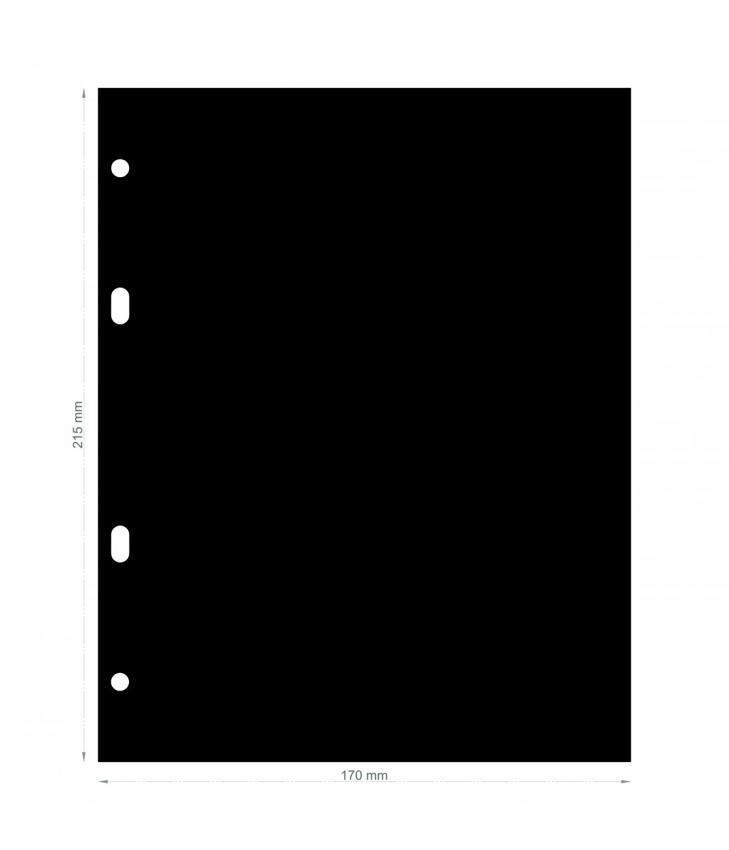 PRZEKŁADKA DO  KLASERA A5 MEDIUM 10 SZTUK CZARNA