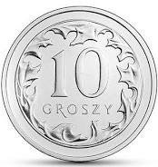 10 Groszy gr 2022 mennicza z woreczka
