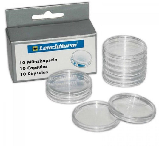 KAPSLE NA MONETY LEUCHTTURM 18 MM 10 SZT