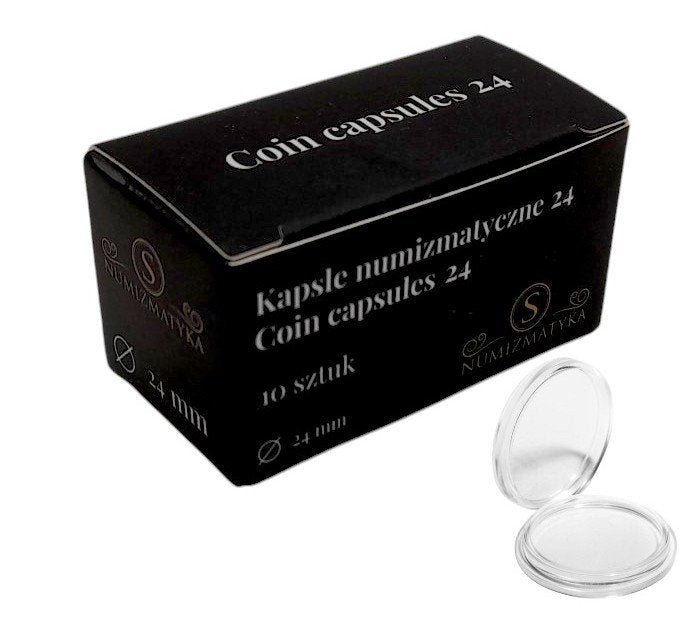 KAPSLE NA MONETY 24 MM