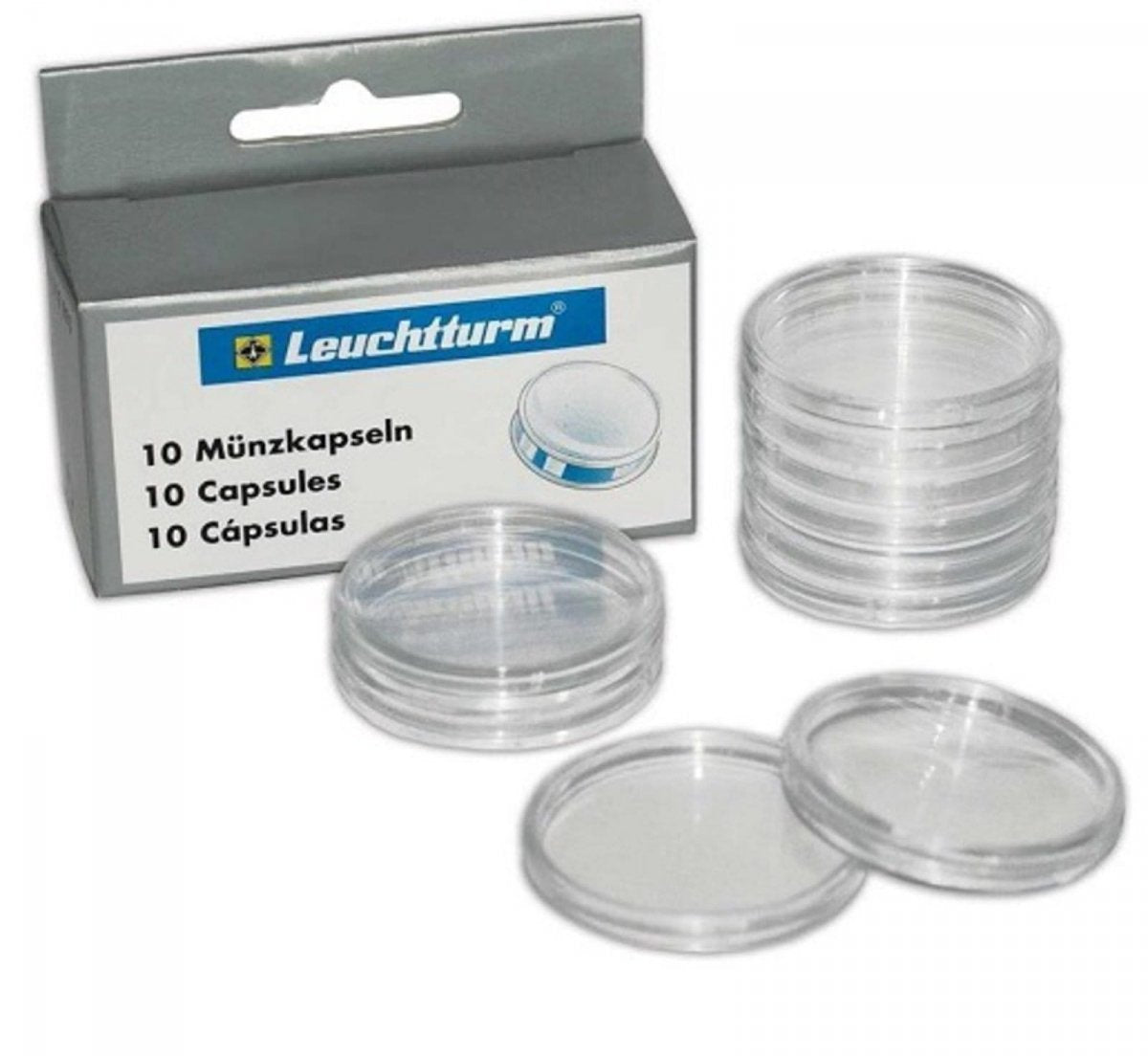 KAPSLE NA MONETY LEUCHTTURM 20 MM 10 SZT